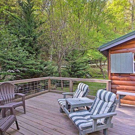 Bryson City Cabin With Fire Pit On Coopers Creek! Esterno foto