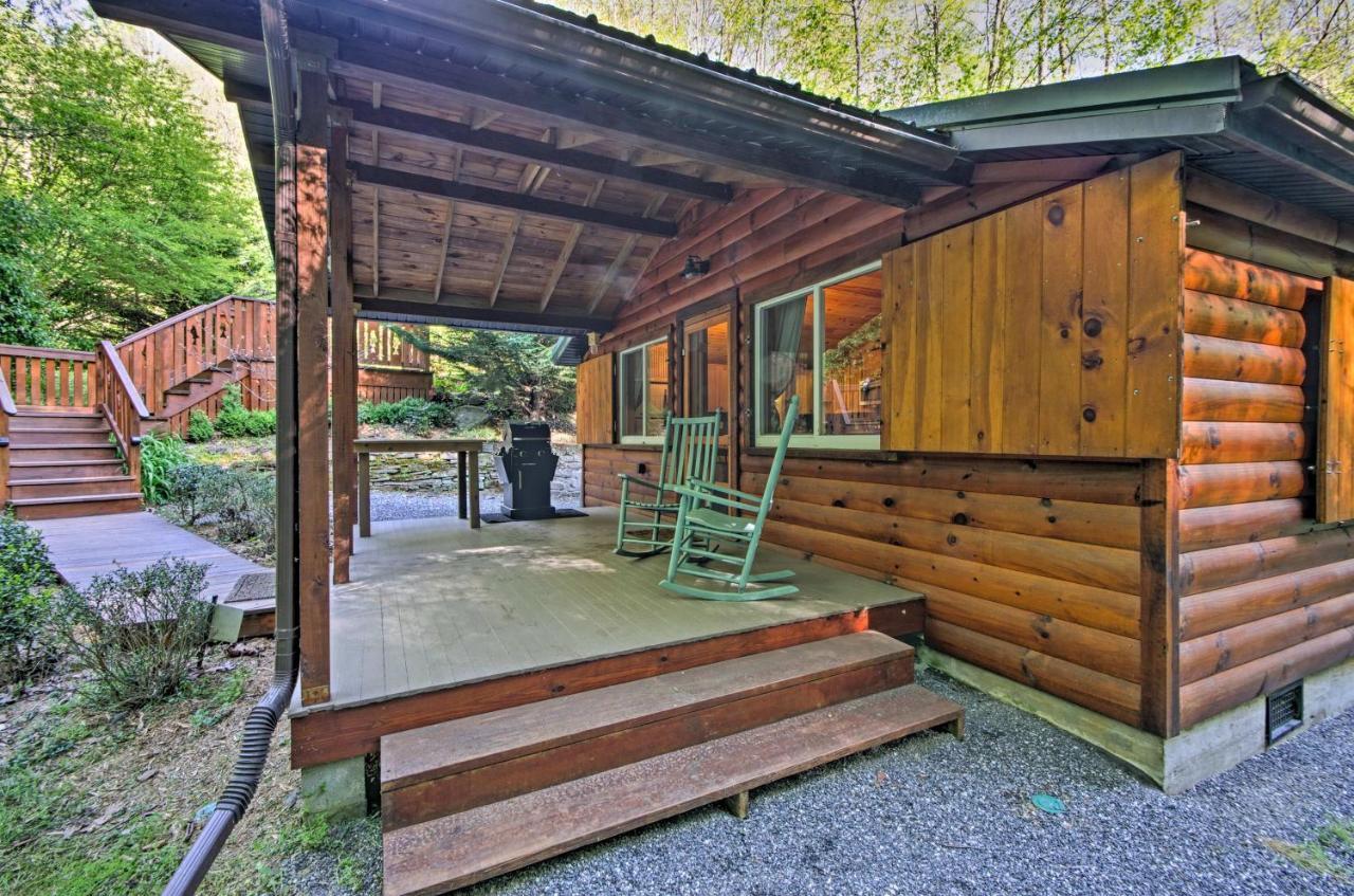 Bryson City Cabin With Fire Pit On Coopers Creek! Esterno foto