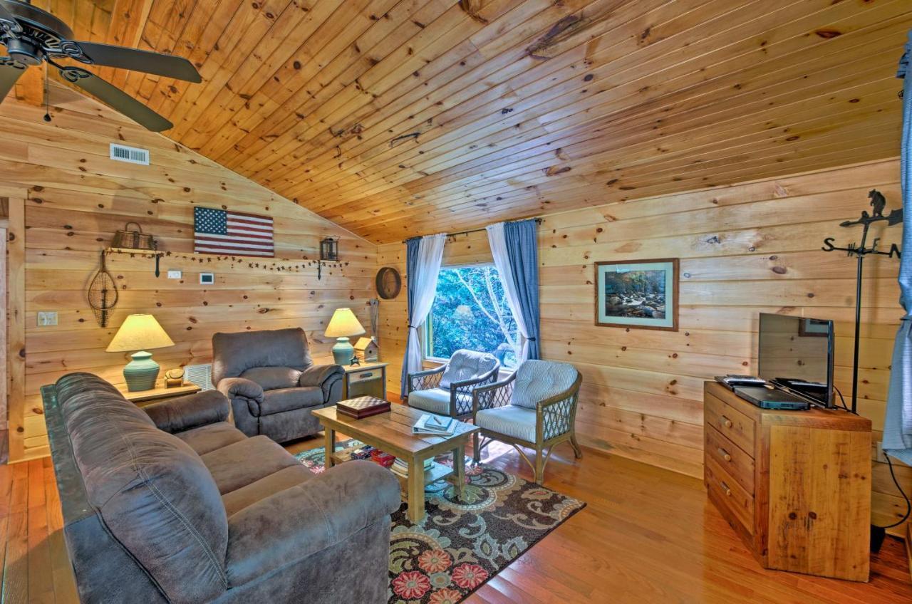 Bryson City Cabin With Fire Pit On Coopers Creek! Esterno foto